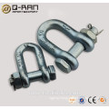 Galvanized Bolt Type Anchor Shackle G2150 D Shackle